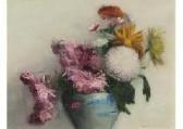 KANAYAMA Heizo 1883-1964,Chrysanthemum,Mainichi Auction JP 2021-07-16