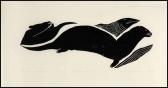 KANAYUK Tukalak 1937-2005,Otter and Fish,1962,Heffel CA 2010-08-05