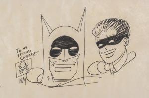 KANE Bob 1915-1998,Batman and Robin,1974,888auctions CA 2024-03-14