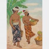 KANG LIU 1911-2004,Balinese Women,1993,33auction SG 2024-01-20