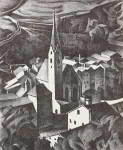 KANOLDT Alexander 1881-1939,Kirche II,1922,Winterberg Arno DE 2023-10-21