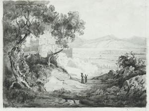 KANOLDT Edmund Friedrich 1845-1904,Der Fuciner See mit dem Kastell von Celano,Lempertz DE 2023-11-18