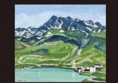 KANOU Hisaichi,Summer mountain in Alpes,1984,Mainichi Auction JP 2009-10-02