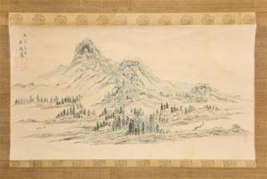 Kanrin Okada 1775-1849,Landscape Scene,Hindman US 2018-06-25