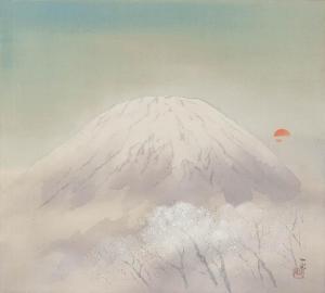 KANSETSU HASHIMOTO 1883-1945,Tokai Dawn,Mainichi Auction JP 2023-08-03