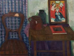 KANTOR Andor 1901-1990,Still Life with an Icon,1963,Pinter HU 2023-12-03