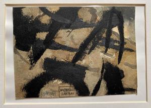 KAPLAN Peskin 1908-2000,Composition abstraite en noir et blanc,Artprecium FR 2020-10-13