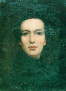KAPLIŃSKI Leon 1826-1873,Portret kobiety,Rempex PL 2002-08-28