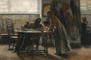 KAPPES Alfred 1850-1894,A Good Meal,1887,Altermann Gallery US 2016-08-13