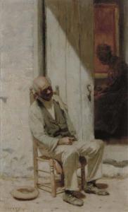 KAPPES Alfred 1850-1894,The Afternoon Nap,1886,Christie's GB 2006-09-12