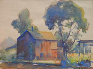 KAPPES Karl 1861-1943,House in Landscape,Rachel Davis US 2018-10-20