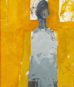 KARBOWNICZEK Janusz 1950,"Yellow figure",2009,Desa Unicum PL 2023-07-11