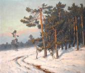 Karel Havlata 1885-1957,Les v zimě,Vltav CZ 2024-02-22