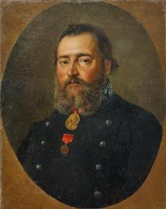 KARELIN Andrei 1837-1906,Portrait of a Mayor,1865,Bonhams GB 2019-11-27