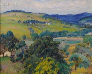 KARFUNKLE David 1880-1959,Possibly a View of Old Lyme,Connecticut,Skinner US 2008-05-16