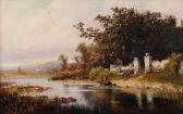 KARGL Franz 1834,Landscape near Rieger, and companion, a pairof oil,Bonhams GB 2008-06-17