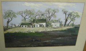 KARLIN Eugene 1918-2003,Rural landscape with restaurant,Ivey-Selkirk Auctioneers US 2008-03-29