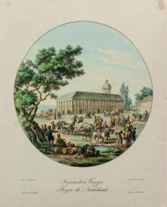 KARNEEV Emelian 1782-1839,Bazar de Nertschinsk,1813,Boscher-Studer-Fromentin FR 2016-12-23