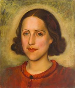 KARNIEJ Edward 1890-1942,Portrait of singer Maria Jędryczkówna,1937,Desa Unicum PL 2021-06-10