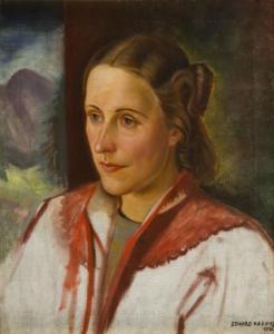KARNIEJ Edward 1890-1942,Portret kobiety,1938,Desa Unicum PL 2017-03-30