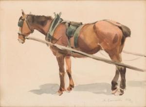 KARNIEWSKI Stanislaw 1901-1948,Horse,1923,Desa Unicum PL 2018-06-14