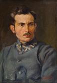 Karol POLITYŃSKI Gustaw,Portrait of second-lieutenant Rudolf Burda,1917,Desa Unicum 2018-10-30