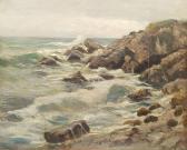 KARPATHY Eugen 1870-1950,Waves Breaking on the Coast,David Duggleby Limited GB 2021-09-04