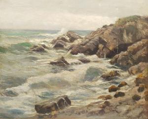 KARPATHY Eugen 1870-1950,Waves Breaking on the Coast,David Duggleby Limited GB 2023-11-18