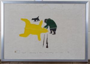 KARPIK Imoona 1950,Skinning a Bear,Tooveys Auction GB 2020-10-28