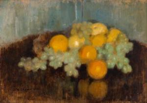 KARPINSKI Alfons 1875-1961,Still life with fruits,1923,Desa Unicum PL 2018-12-13