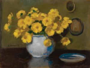 KARPINSKI Alfons 1875-1961,YELLOW FLOWERS,Agra-Art PL 2024-03-17