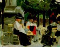 KARPO TCHIRAKHOV 1877-1913,“ Conversation au parc Monceau ”,Robert FR 2011-03-25