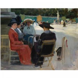 KARPO TCHIRAKHOV 1877-1913,LADIES IN THE TUILERIE GARDENS,Sotheby's GB 2008-06-10