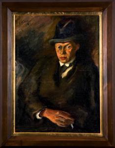 KARS Georges 1882-1945,Autoportrét s cigaretou,1913,Art Consulting CZ 2009-03-25