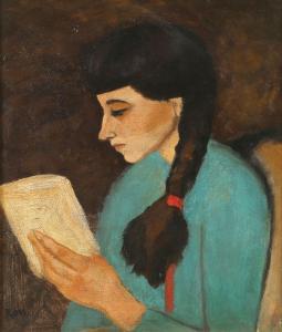 KARS Georges 1882-1945,Reading Girl,Tiroche IL 2024-04-14