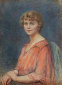 Karski Roman 1900-1900,Portret kobiety - Eugenia z Łaszczyków Zasadzińska,1923,Rempex PL 2016-07-13