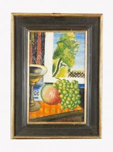 KARSKI Serguei Ossipovitch 1902-1950,Still life with landscape view,1922,Deutsch AT 2019-11-28