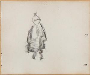 KARSTEN Ludwig Peter 1876-1926,Sketch of a little girl,Bruun Rasmussen DK 2017-06-27