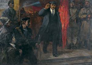karyakin anatoli stepanovich 1923-1999,Lenin Entering Petrograd,1967,Jackson's US 2009-03-09