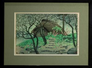 KASAMATSU Shiro 1898-1991,Rain in Suenaga,1914,Clars Auction Gallery US 2019-04-13