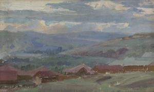 KASATKIN Nikolai Alexeievich 1859-1930,Paysage,Damien Leclere FR 2019-03-29