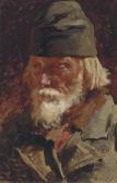 KASATKIN Nikolai Alexeievich 1859-1930,Portrait of old peasant,1881,Christie's GB 2005-03-23