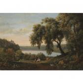 KASCHANOFF Elisabeth Charlotta 1789-1856,A VIEW OF THE CASTEL GANDOLFO ON LAKE ALBAN,1805,Sotheby's 2006-12-07