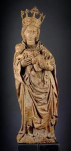 KASCHAUER Jakob 1400-1463,Madonna and Child,1400,Palais Dorotheum AT 2017-05-10