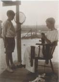KASEBIER Gertrude Stanton 1852-1934,Untitled (Woman darning hosiery),1910,Christie's GB 2006-09-08