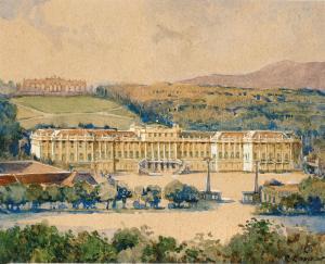 KASPAR Paul 1891-1953,Blick auf Schloss Schönbrunn und die Gloriette,Palais Dorotheum AT 2023-10-04