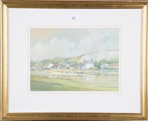 KASPARIAN Hagop K.,The River Ouse at Lewes,Tooveys Auction GB 2021-08-18