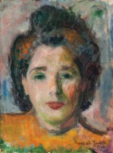 KASZAB Judit 1920-2015,Portrait of a woman,1948,Nagyhazi galeria HU 2016-12-13