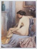 KATALEY Nial,A nude by the fire and a lady at her desk,Woolley & Wallis GB 2010-06-16