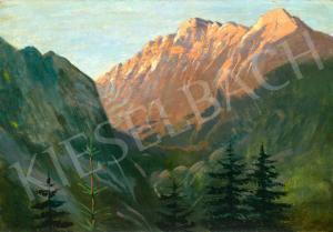 KATONA Nandor 1864-1932,High Tatra (Crags),Kieselbach HU 2022-10-14